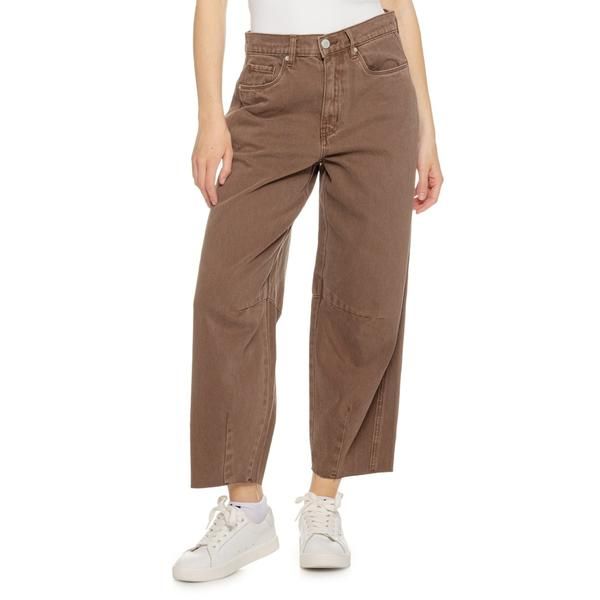 ブランクニューヨーク レディース ボトムス デニムパンツ ジーンズ BlankNYC The Bowery Barreleg Jeans High Rise Coffee Bar コーヒー