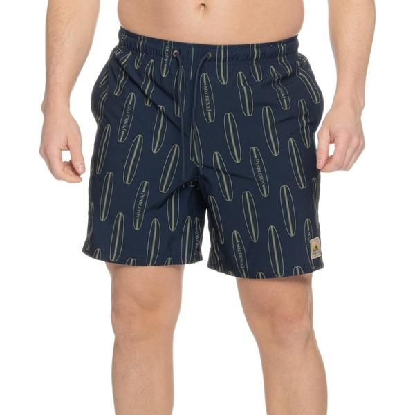 ペンドルトン メンズ 水着 ハーフパンツ・ショーツ Pendleton AOP Shoreside Swim Trunks 7 UPF 50 BuiltIn Liner Surfboardress B