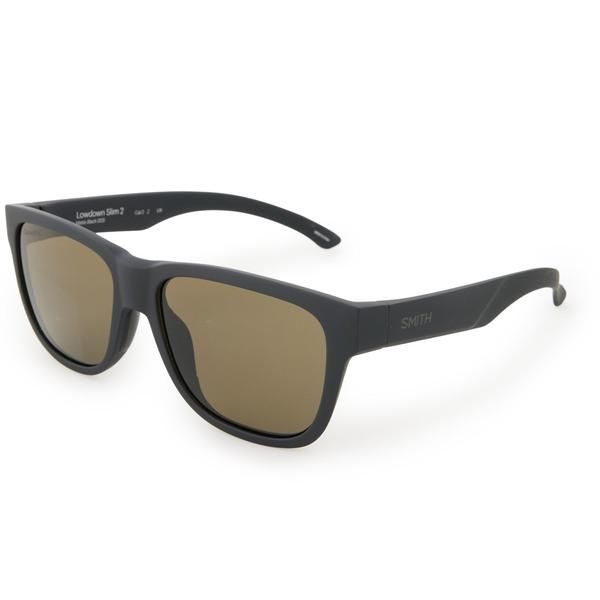 スミス メンズ アクセサリー サングラス・アイウェア ダウン Smith Lowdown Slim 2 Sunglasses ChromaPopolarized Lens Matte BlackGra