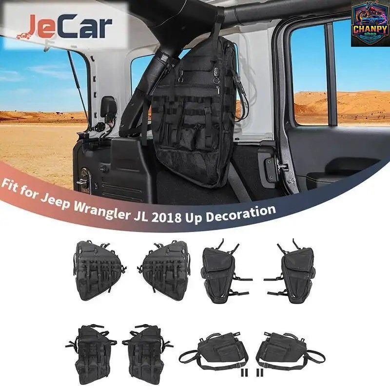 ジープ ラングラー JL 2018年以降 / BJ40 2ドア / 4ドア用 車内収納ロールケージ収納バッグ