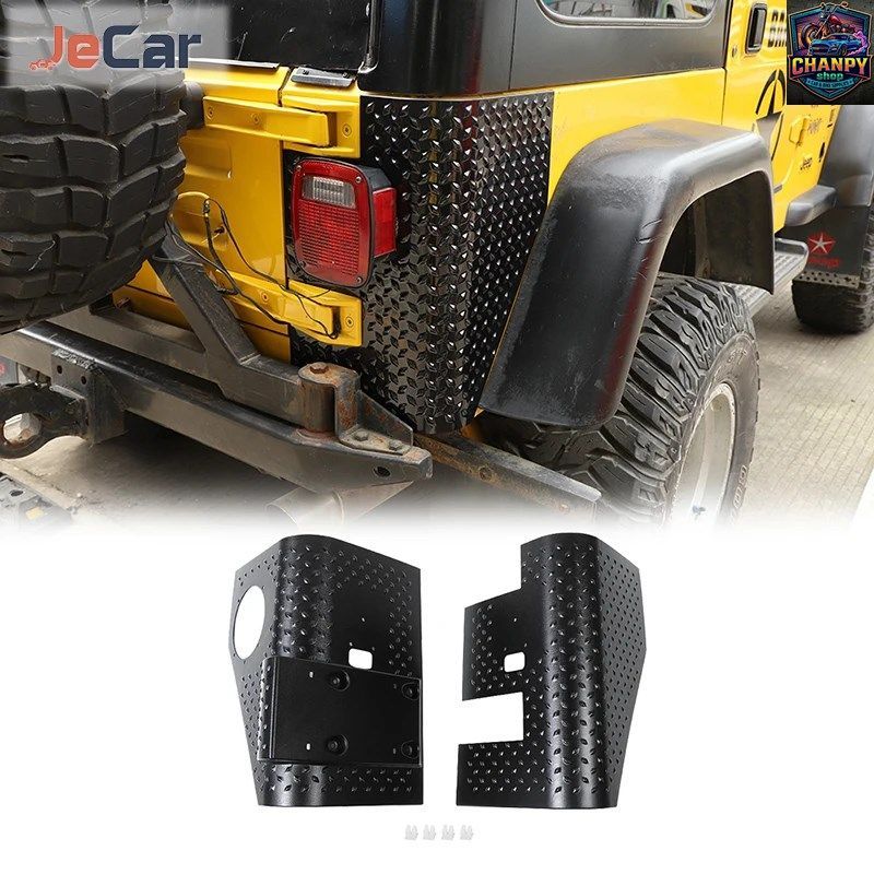 ジープ ラングラー TJ テールライトカバー装飾ステッカー ジープ ラングラー TJ 1997-2006