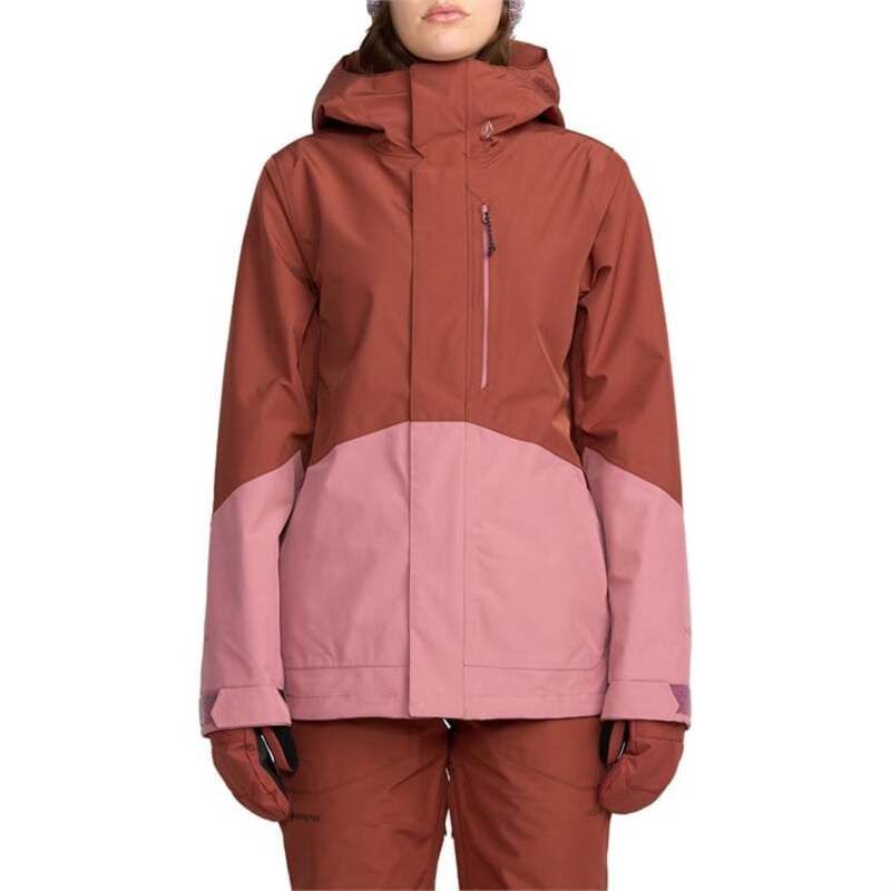 ボルコム レディース アウター ジャケット・ブルゾン ジャケット Volcom VCo Eras Insulated GORETEX Jacket Womens Henna