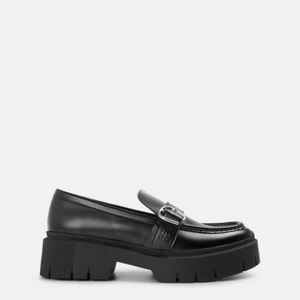 フューゴ レディース シューズ パンプス ローファー Hugo Womens Kris Loafers Black 001 ブラック
