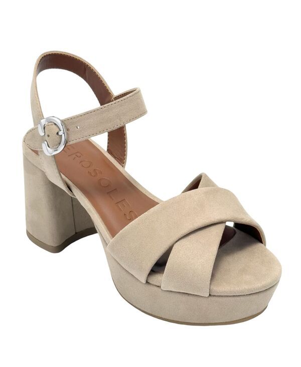 エアロソールズ レディース シューズ サンダル プラットフォーム Aerosoles Womens Cosmos Open Toe Platform Sandals Dune