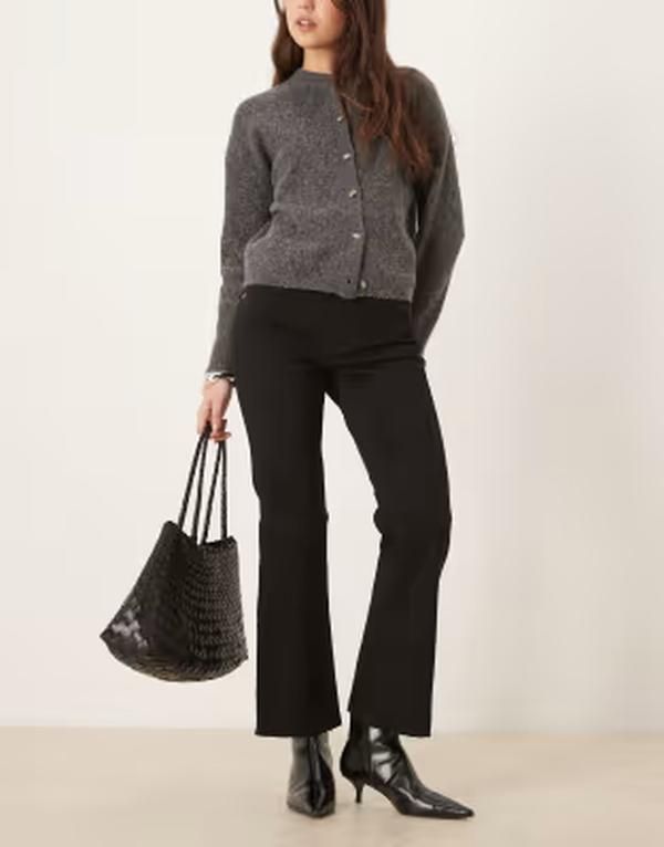 マンゴ レディース ボトムス デニムパンツ コットン ジーンズ Mango Sienna cotton mix slim jeans Black ブラック