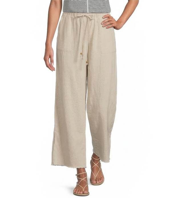 ウエストバウンド レディース ボトムス カジュアルパンツ プチ リネン Westbound Petite Pull On LinenBlend Pants Natural