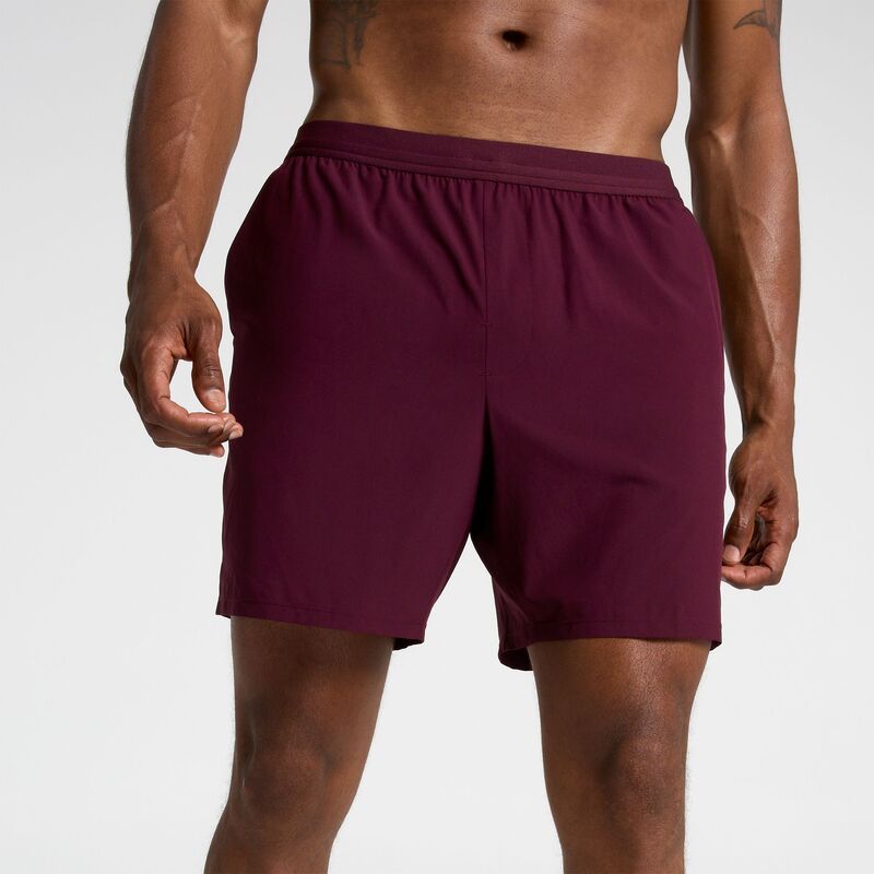 ヴァースト メンズ ボトムス ハーフパンツ・ショーツ VRST Mens 7 Accelerate Running Brief Short Burgundy Plum バーガンディ