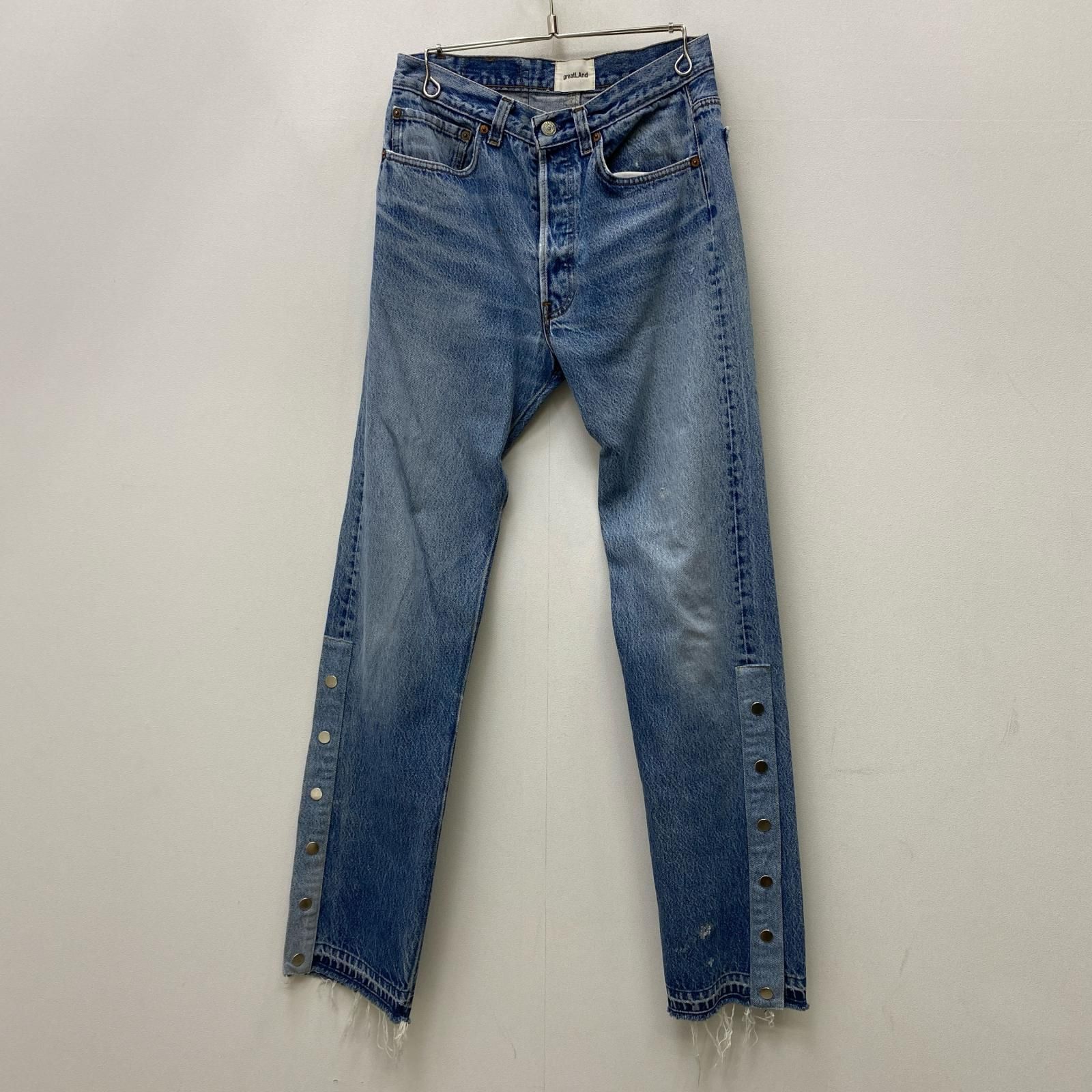 【加古川店】 中古 デニムパンツ Grungeman Denim インディゴ 【107】