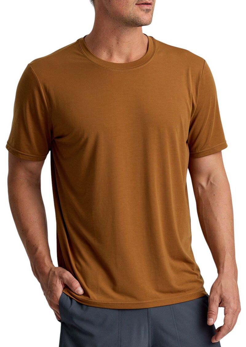 フリー フライ メンズ トップス Tシャツ Free Fly Mens Elevate Lightweight Short Sleeve TShirt Russet