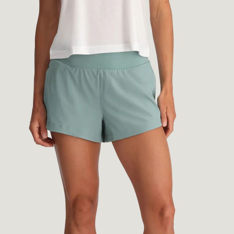フリー フライ レディース ボトムス ハーフパンツ・ショーツ ショートパンツ Free Fly Womens BambooLined Active Breeze 3 Shorts Ocean Mist