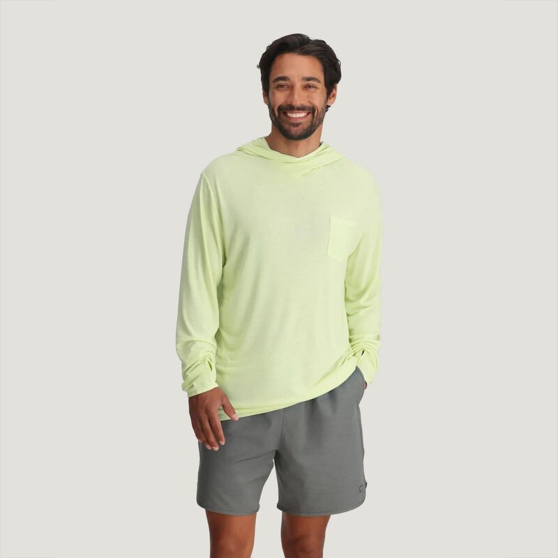 フリー フライ メンズ アウター パーカー・スウェット Free Fly Mens Bamboo Lightweight Hoodie Lime ライム
