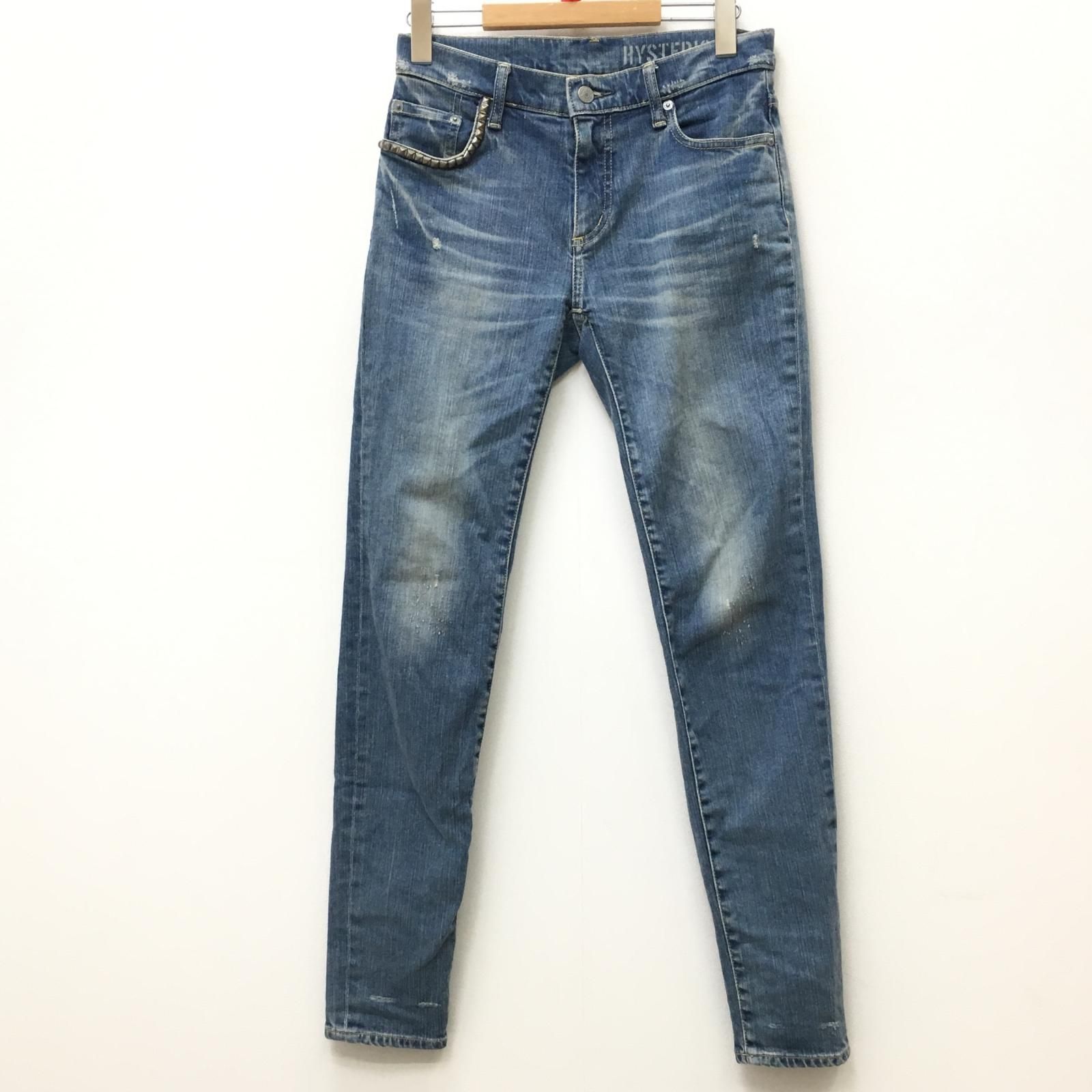 【加古川店】 中古 HYSTERIC GLAMOUR | ヒステリックグラマー デニムパンツ 01221AP09 インディゴ サイズ：27 【107】 加古川店】 中古 HYSTERIC GLAMOUR | ヒステリックグラマー デニム