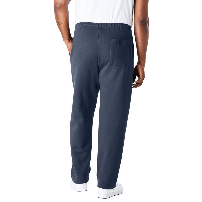 キングサイズ レディース ボトムス カジュアルパンツ スウェットパンツ トール フリース KingSize Mens Big Tall Fleece OpenBottom Sweatpants Nav