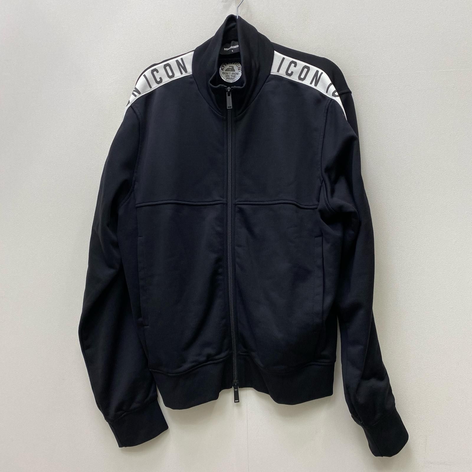 【加古川店】 中古 DSQUARED2 | ディースクエアード ジャージ ICON REGULAR FIT ZIP UP TT S79HG0013 S25497 ブラック サイズ：S 【108】