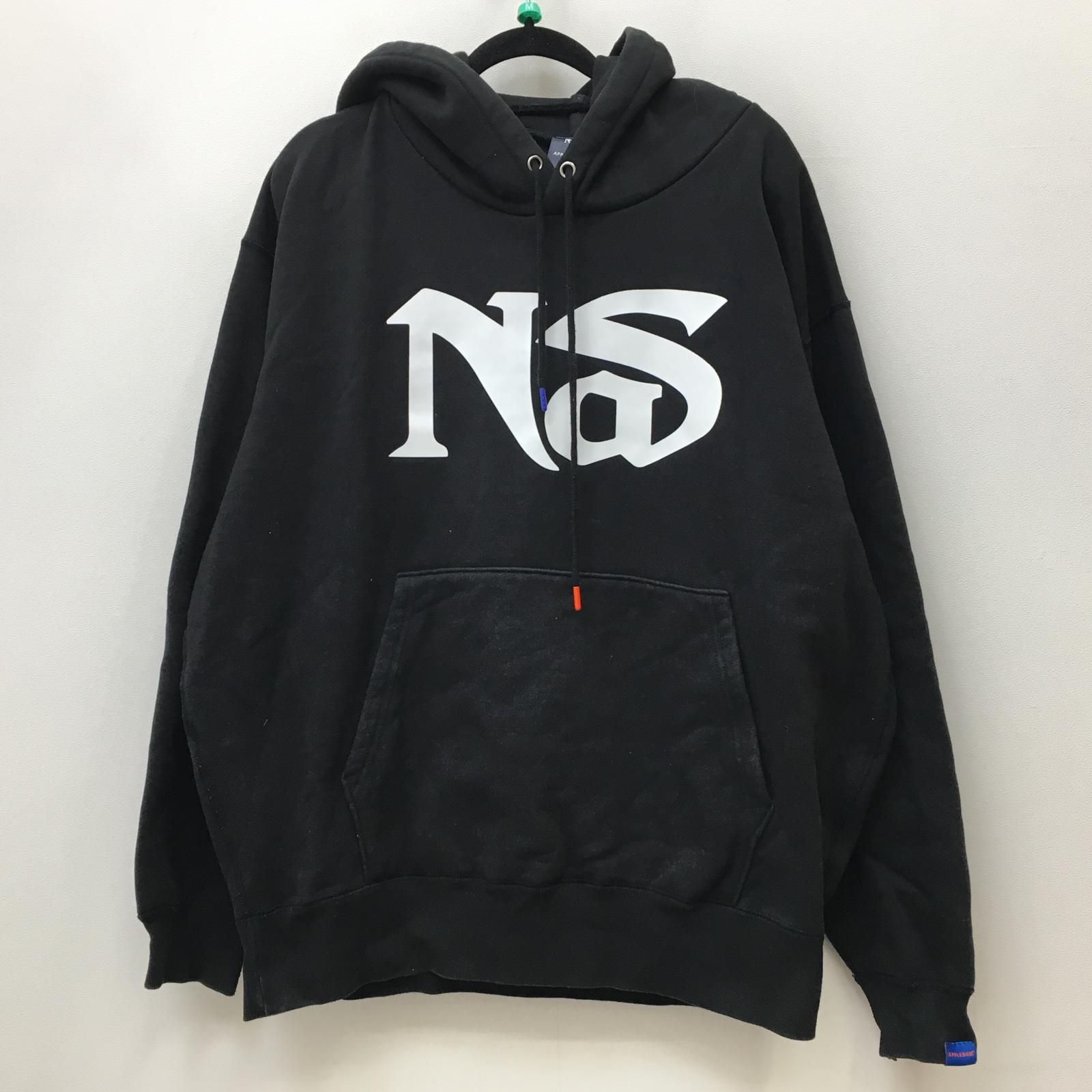 【加古川店】 中古 APPLE BUM | アップルバム パーカー Nas Sweat Parka ブラック サイズ：XL 【103】
