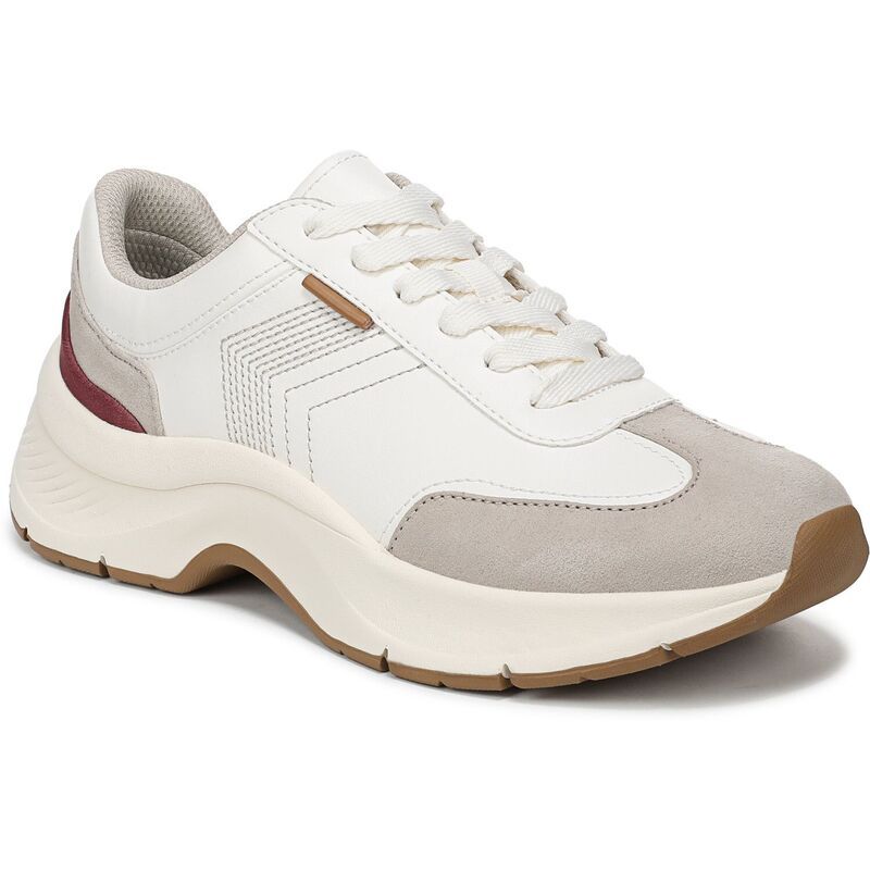 ドクター・ショール レディース シューズ スニーカー レース Dr Scholls Walk Mode Womens LaceUp Shoes White Oyster ホワイト