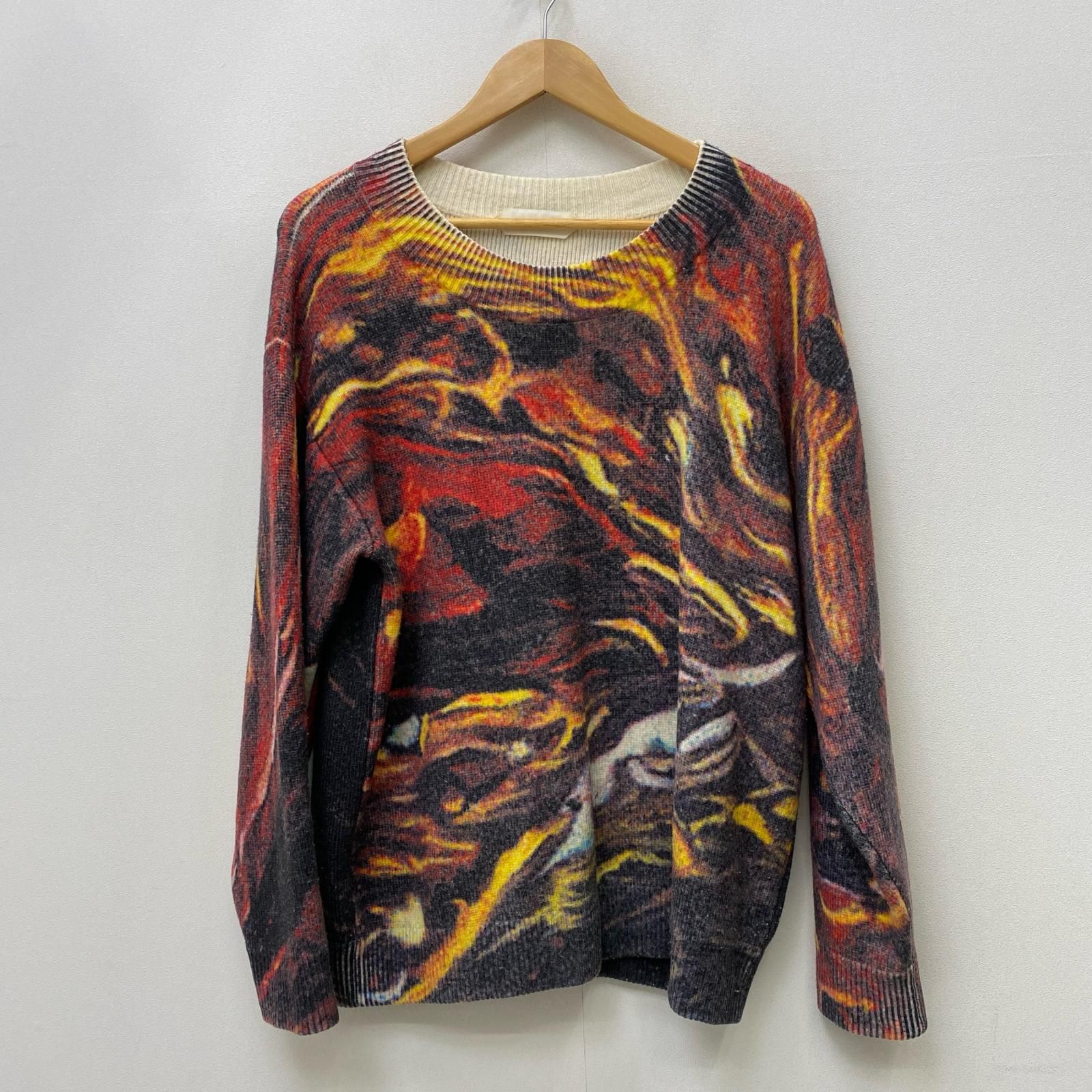 【加古川店】 中古 ニット GLADYS SWEATER RED PRINT マルチカラー サイズ：XS 【108】 加古川店】 ニット GLADYS SWEATER RED PRINT マルチカラー サイズ：XS