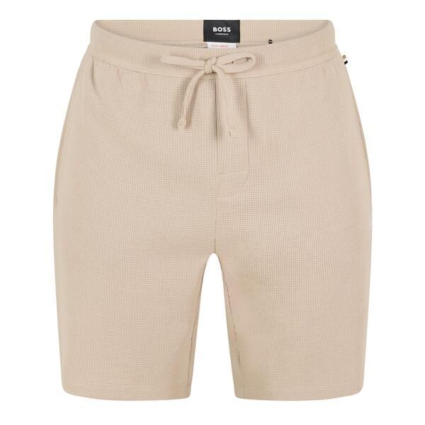 ボス メンズ ボトムス ハーフパンツ・ショーツ ショートパンツ Boss Mens BOSS Bodywear Waffle Softexture Shorts Beige 275 ベージュ