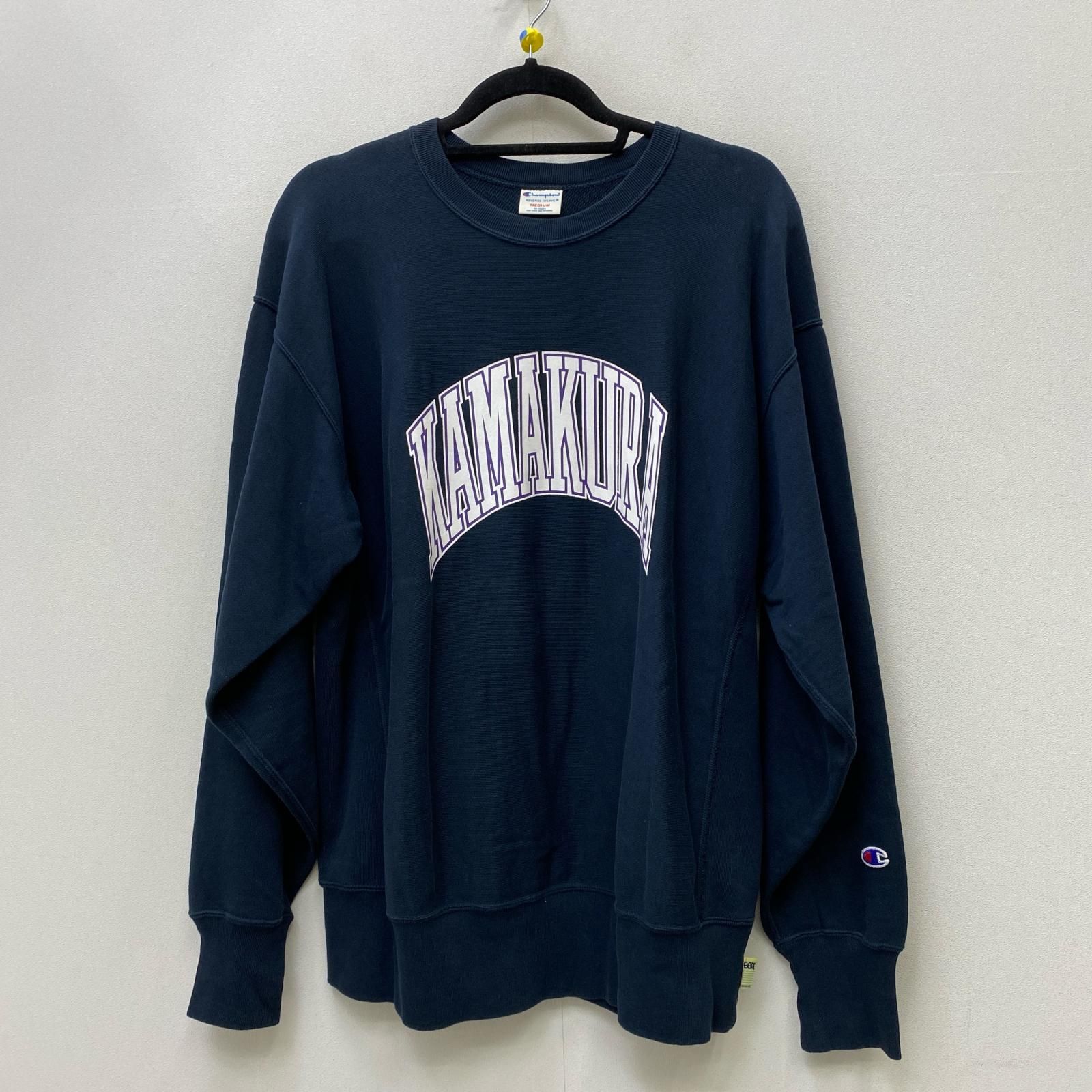 【加古川店】 中古 Champion | チャンピオン スウェット SSZ/ Reverse Weave C8-R017 ネイビー 【104】