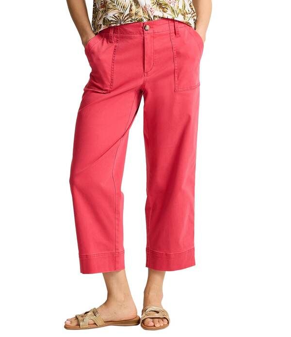 トッミーバハマ レディース ボトムス カジュアルパンツ ワイドレッグ Tシャツ クロップド Tommy Bahama Boracay Stretch Sateen Cropped Wide Leg P