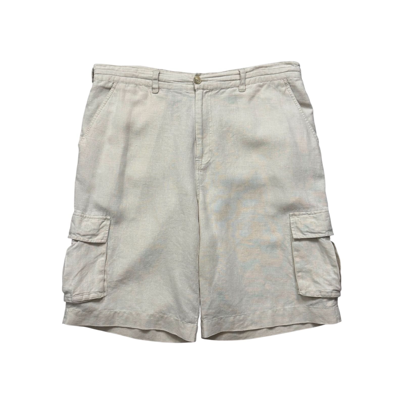 TASSO ELBA タッソエルバ リネン カーゴ ショーツ サイズ 34