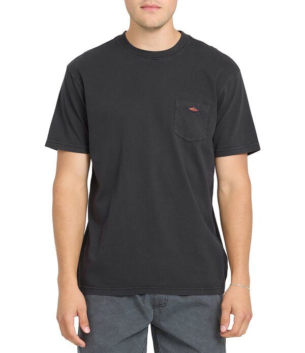 クイックシルバー メンズ トップス シャツ Quiksilver Saltwater Pocketed Short Sleeve TShirt Phantom