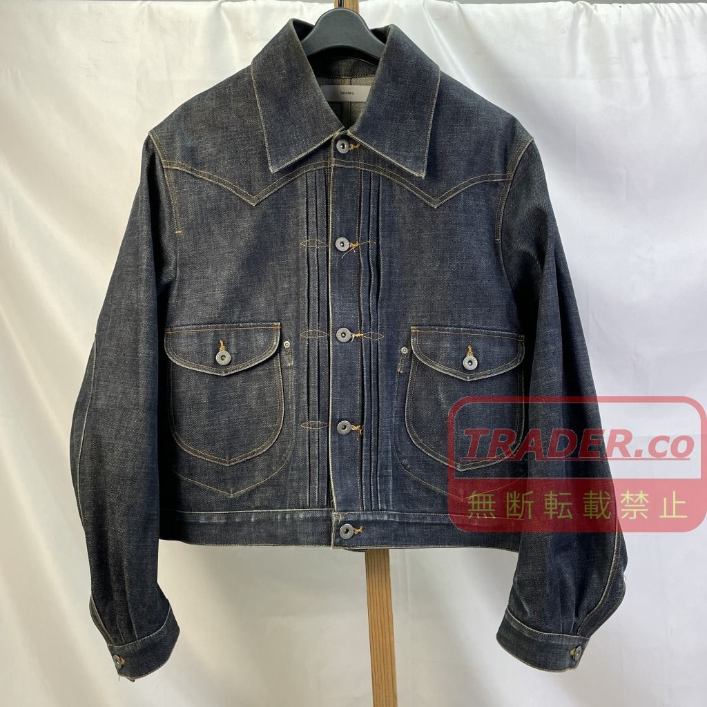 01w-6916 SUGARHILL シュガーヒル 19SS CLASSIC DENIM JACKET デニムジャケット ブルー サイズM 日本製 メンズ アウター コットン 19SSJK01 【中古品】