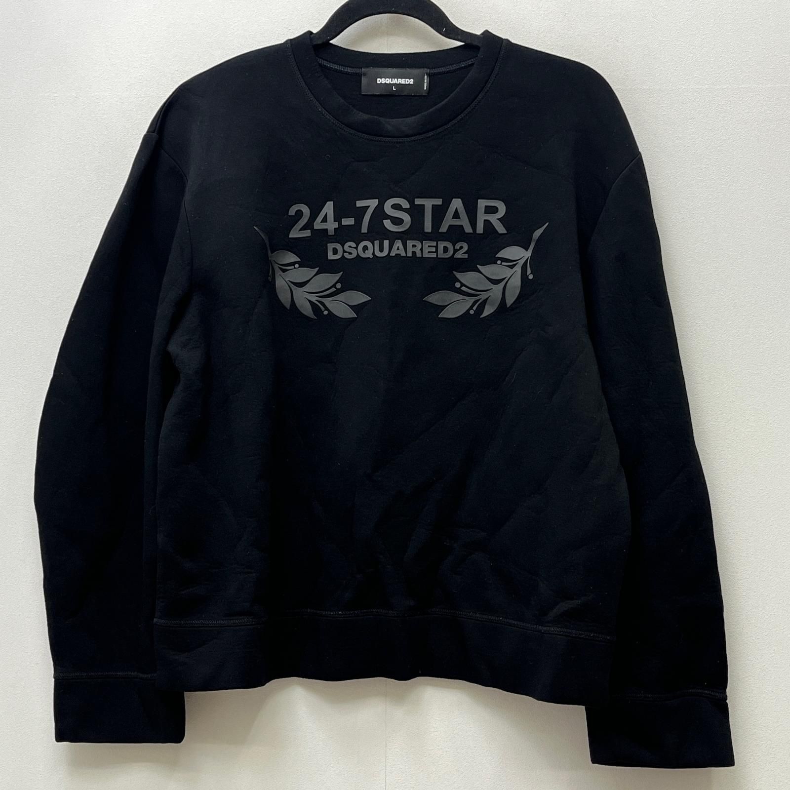 【加古川店】 中古 DSQUARED2 | ディースクエアード スウェット s74gu0214 s22744 ブラック サイズ：L 【108】
