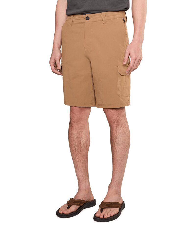 オニール メンズ ボトムス ハーフパンツ・ショーツ ショートパンツ ONeill TRVLR Cargo Hybrid 20 Shorts Darkhaki カーキ