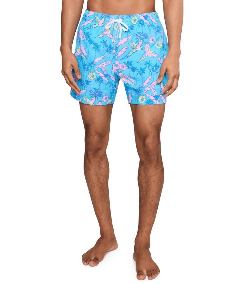 チャビーズ メンズ 水着 ハーフパンツ・ショーツ Chubbies The Flock Parties 55 Classic Lined Swim Trunks TurquoiseAqua ターコイズ