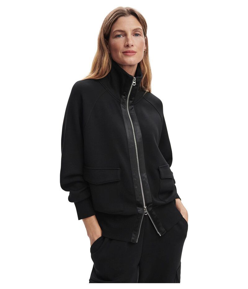 バーレイ レディース アウター ニット・セーター フルジップ Varley Roxbury Zip Through Black ブラック