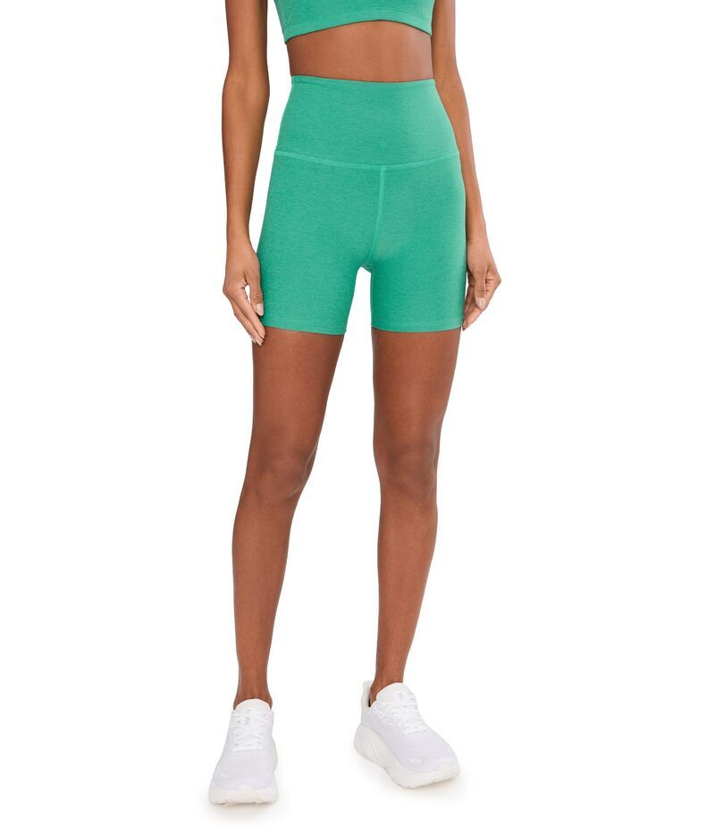 ビヨンドヨガ レディース ボトムス ハーフパンツ・ショーツ ショートパンツ Beyond Yoga 5 Spacedye Keepace Shorts Bright Emerald Heather ヘ
