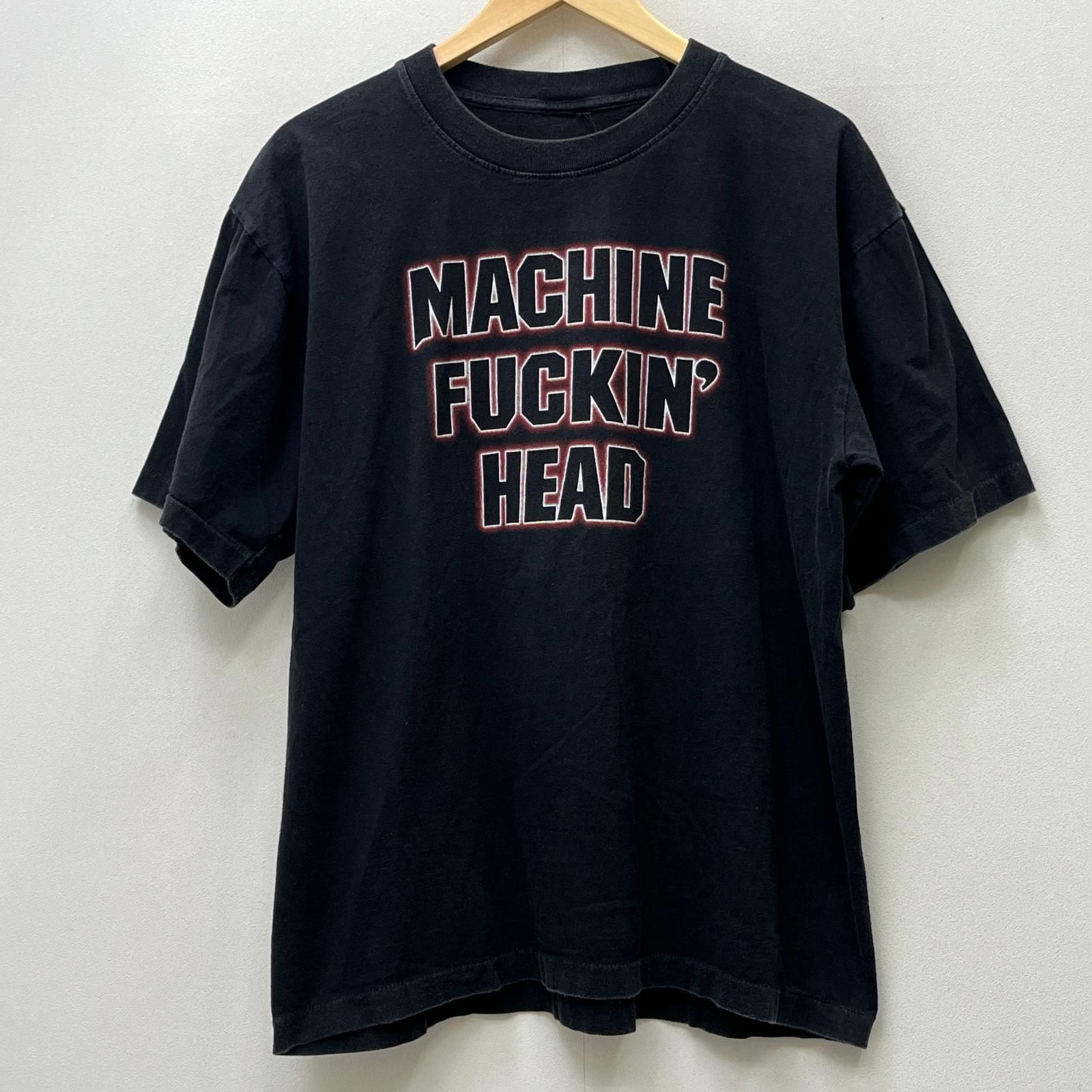 【加古川店】 中古 半袖Tシャツ machine head machine fuckin head fits ブラック 【101】