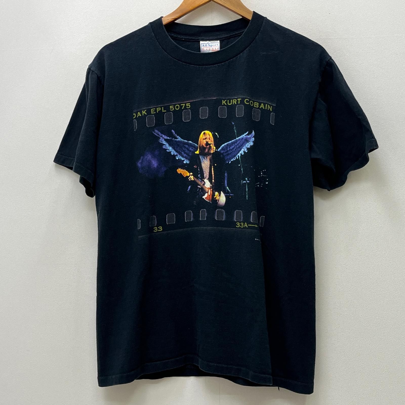 【加古川店】 中古 半袖Ｔシャツ kurt cobain memorial the end of music ブラック サイズ：M 【101】
