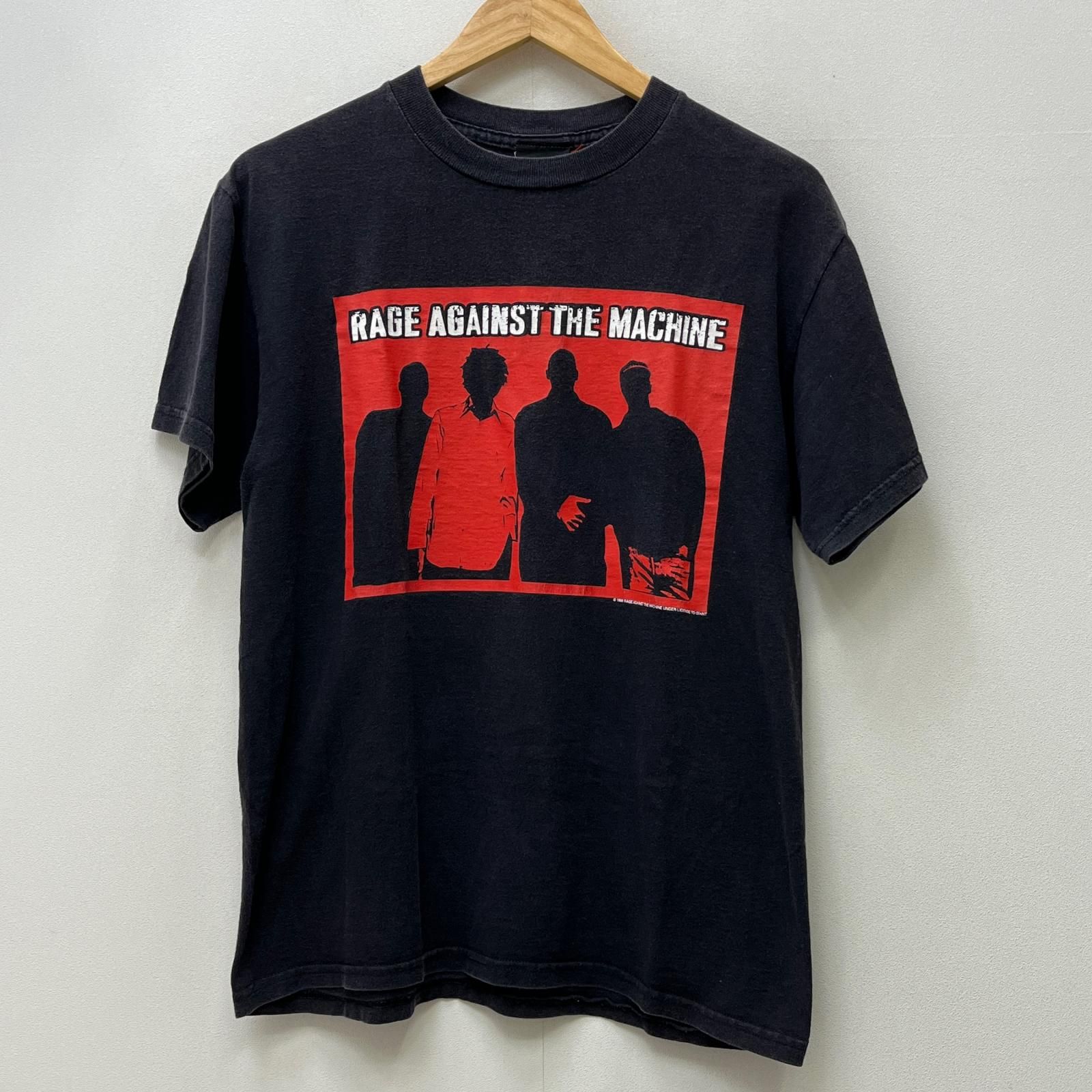 【加古川店】 中古 半袖Ｔシャツ rage against the machine/member silhouette ブラック サイズ：M 【101】