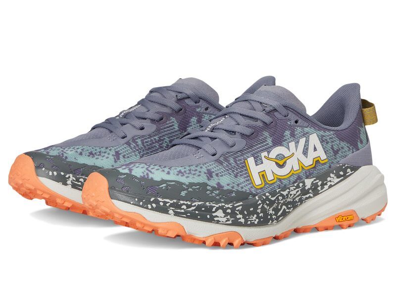 ホカオネオネ レディース シューズ スニーカー Hoka Speedgoat 6 Grey SkiesCosm グレー
