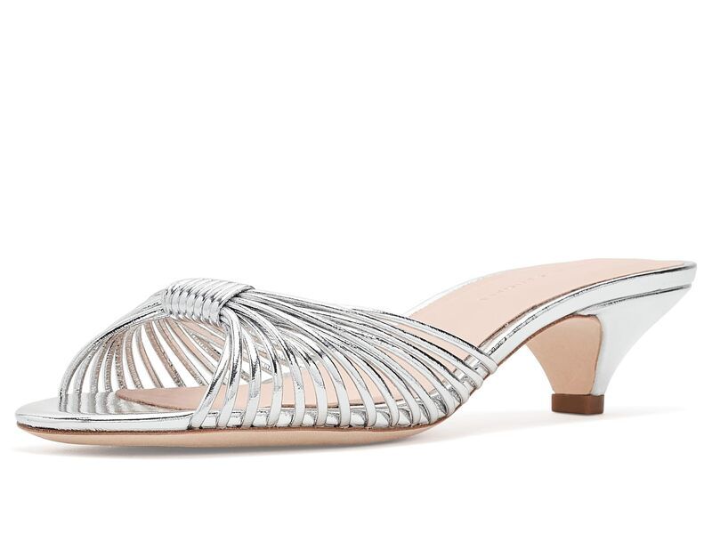 ロフラー ランダル レディース シューズ ヒール レザー Loefflerandall Dixie Leather Kitten Heelsilver シルバー