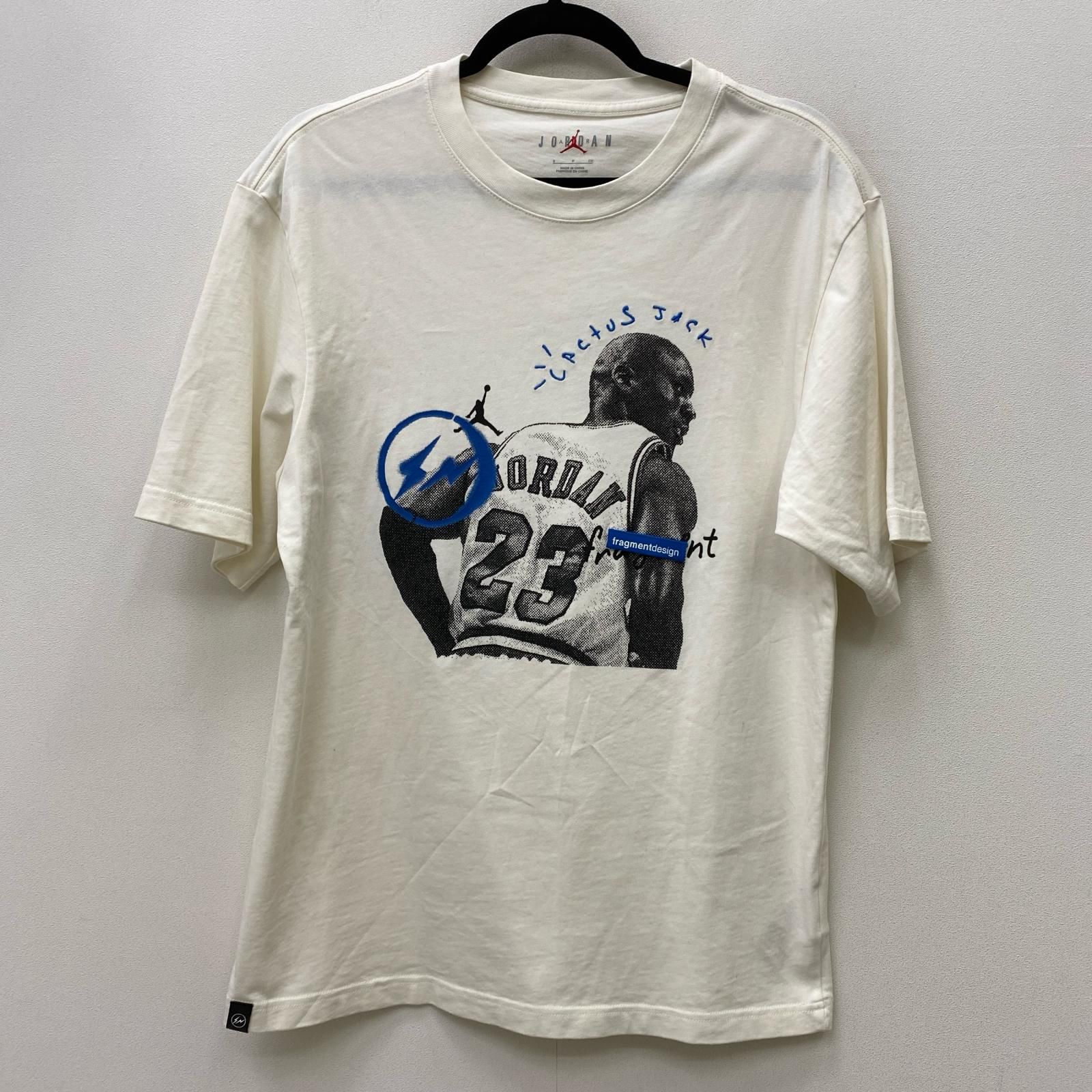 【加古川店】 中古 JORDAN | ジョーダン 半袖Ｔシャツ Travis Scott Fragment Tee White DJ0619-133 ホワイト サイズ：S 【103】