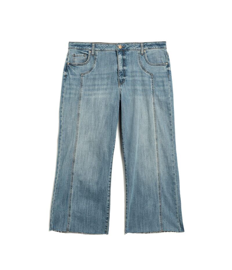 カットフロムザクロス レディース ボトムス デニムパンツ ワイドレッグ プラスサイズ Kut From The Kloth Plusize Meg Fab HighRise Wide Leg in W