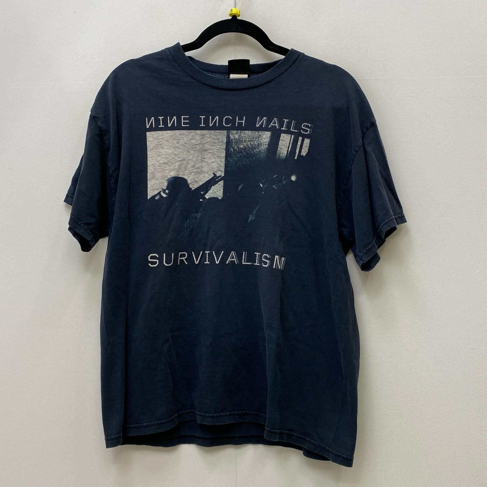 【加古川店】 中古 半袖Ｔシャツ nine inch nails:survivalism ブラック サイズ：L 【101】