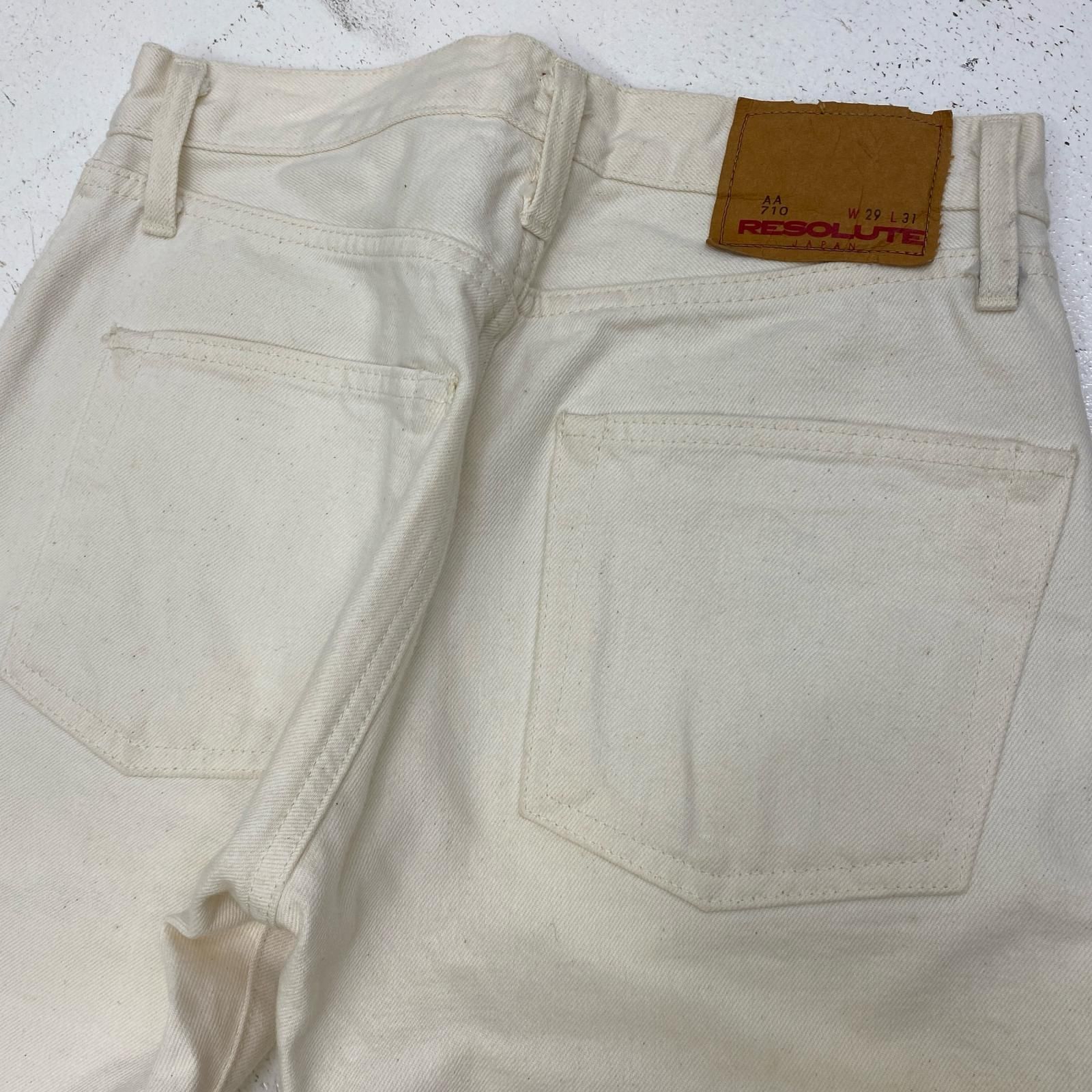 加古川店】 中古 RESOLUTE | リゾルト デニムパンツ AA710 ホワイト