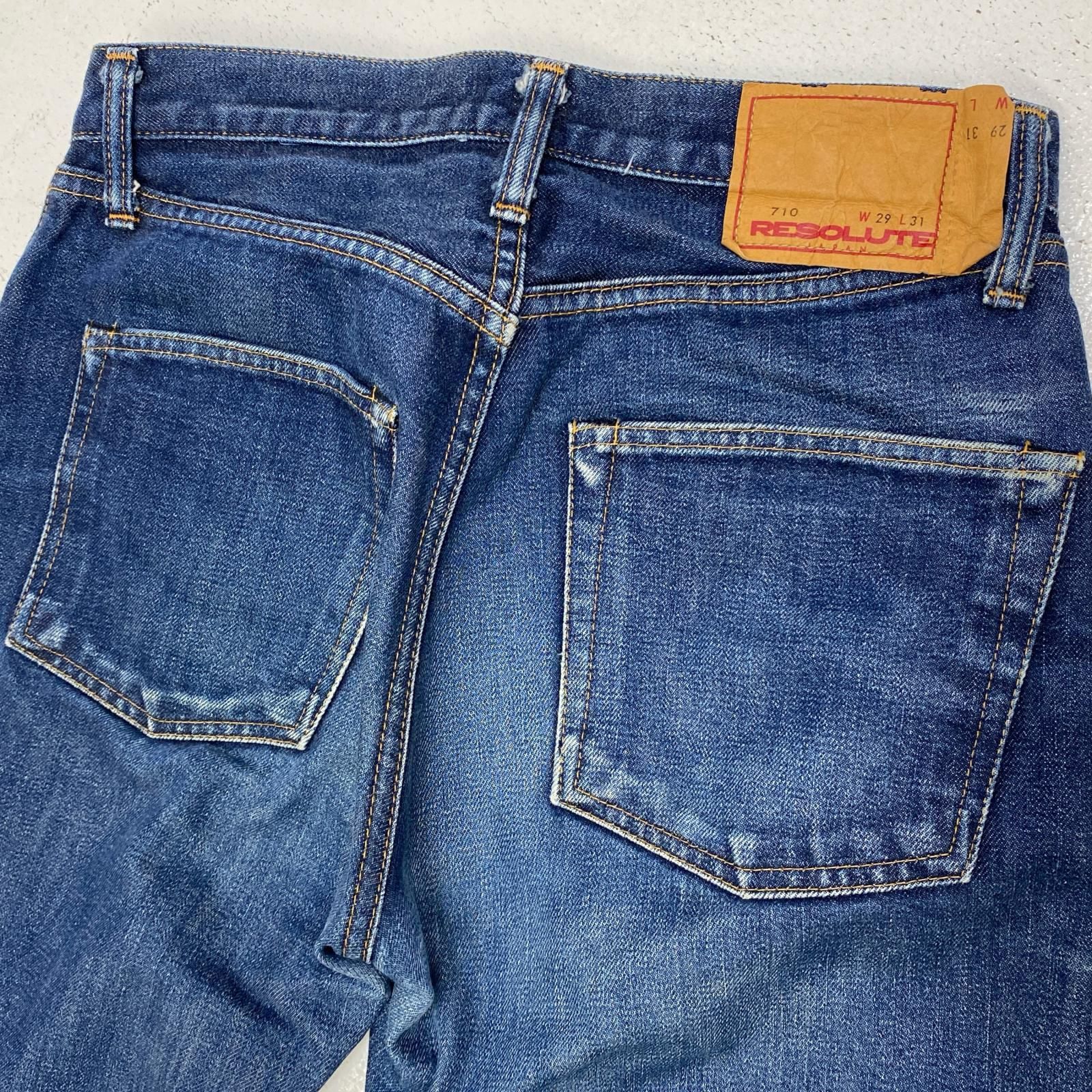 加古川店】 中古 RESOLUTE | リゾルト デニムパンツ 710 インディゴ