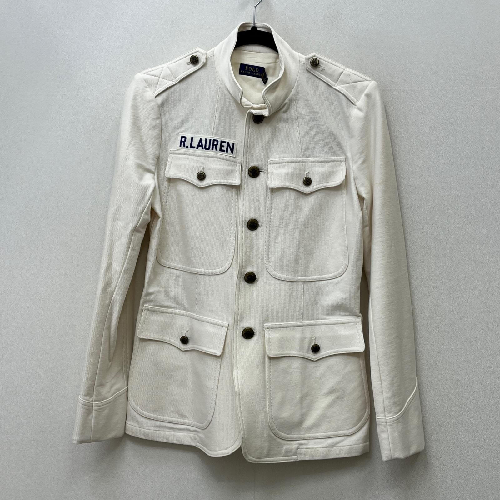 【加古川店】 中古 POLO RALPH LAUREN | ポロ・ラルフローレン その他アウター ロゴ刺繍 211783882001 ホワイト 【112】
