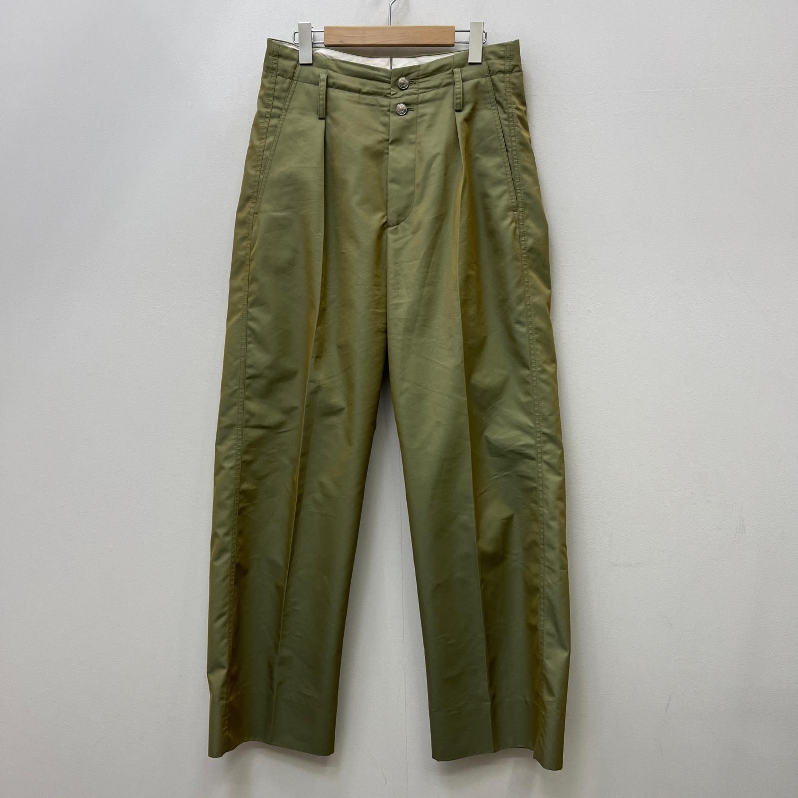 【加古川店】 中古 パンツ WIDE TROUSERS ST-205 TANAKA ベージュ 【107】