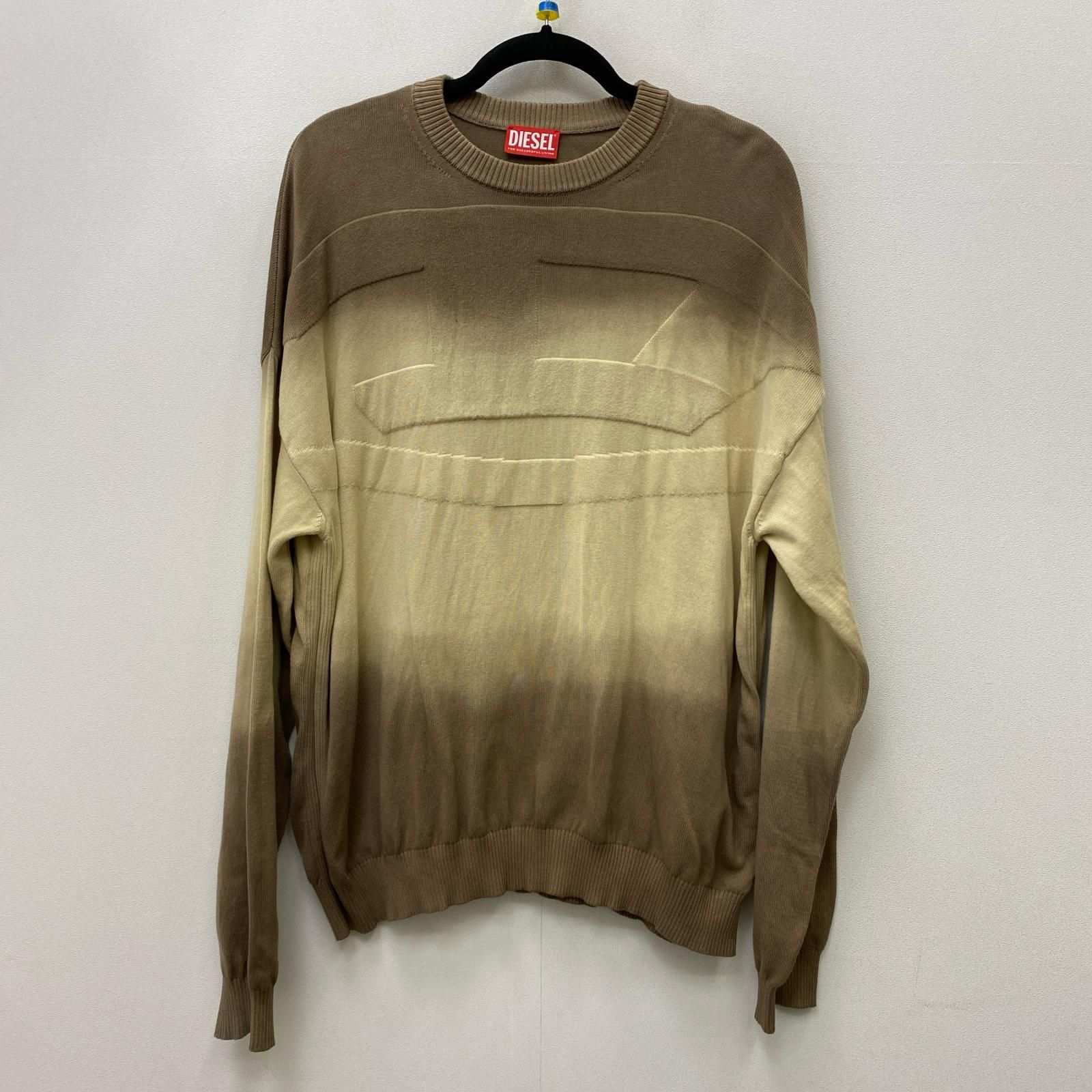 【加古川店】 中古 DIESEL | ディーゼル ニット クルーネックニットK-NEVIL A12460 K-NEVIL ベージュ サイズ：M 【102】