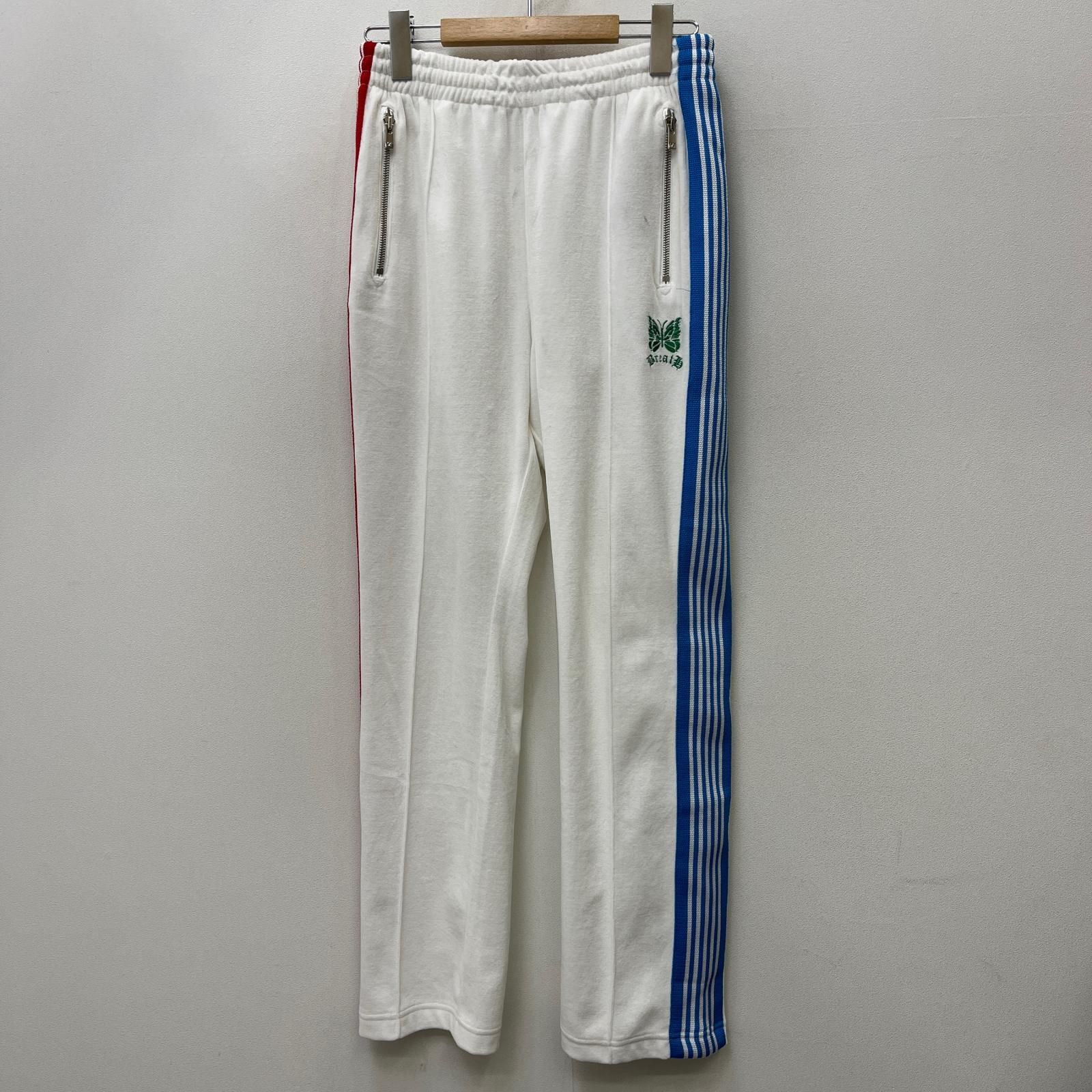 【加古川店】 中古 Needles | ニードルス パンツ Narrow Track Pant C/PE Velour ×BREATH QV1585 ホワイト サイズ：XS 【107】