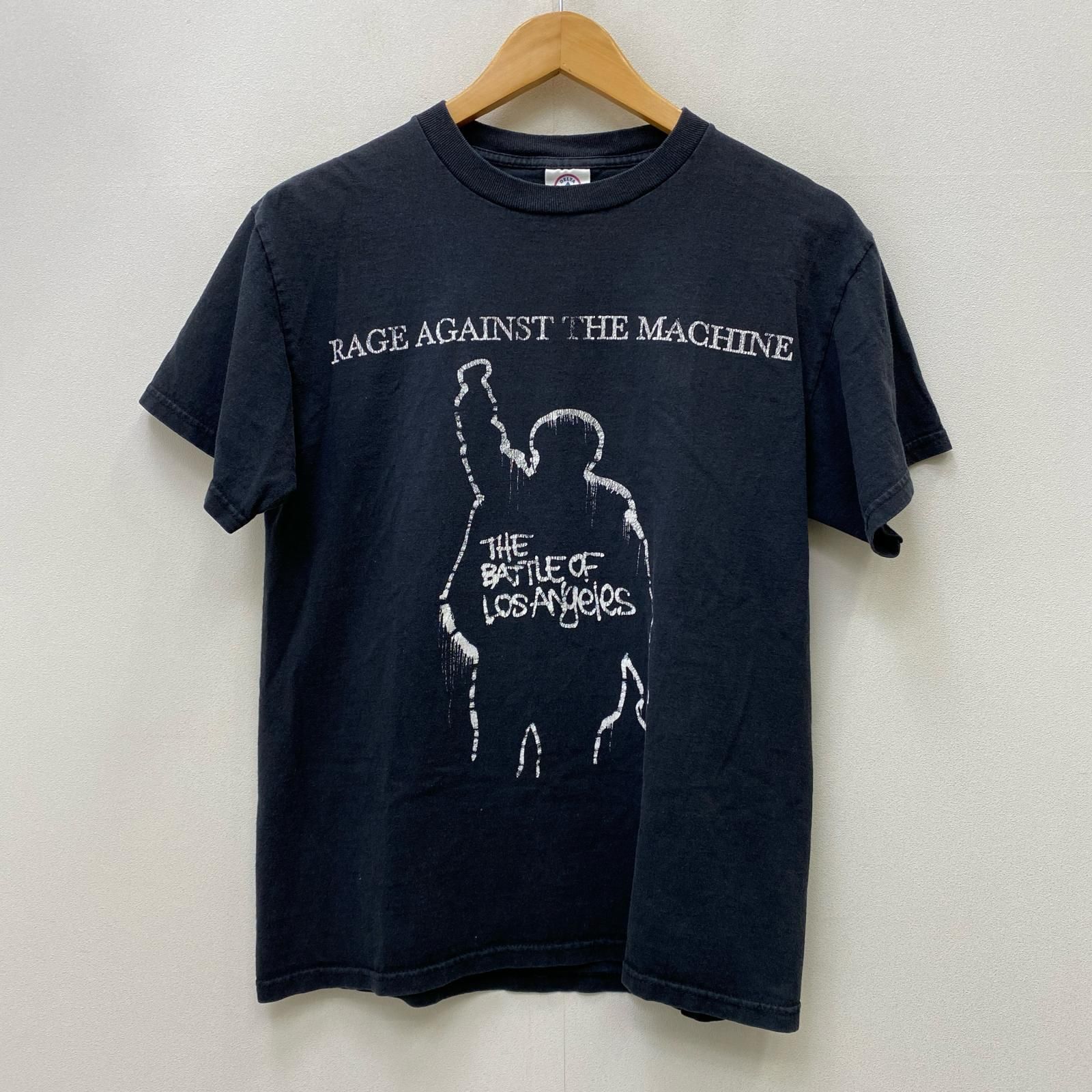 【加古川店】 中古 半袖Ｔシャツ rage against the machine:the battle of los angeles delta ブラック サイズ：M 【101】