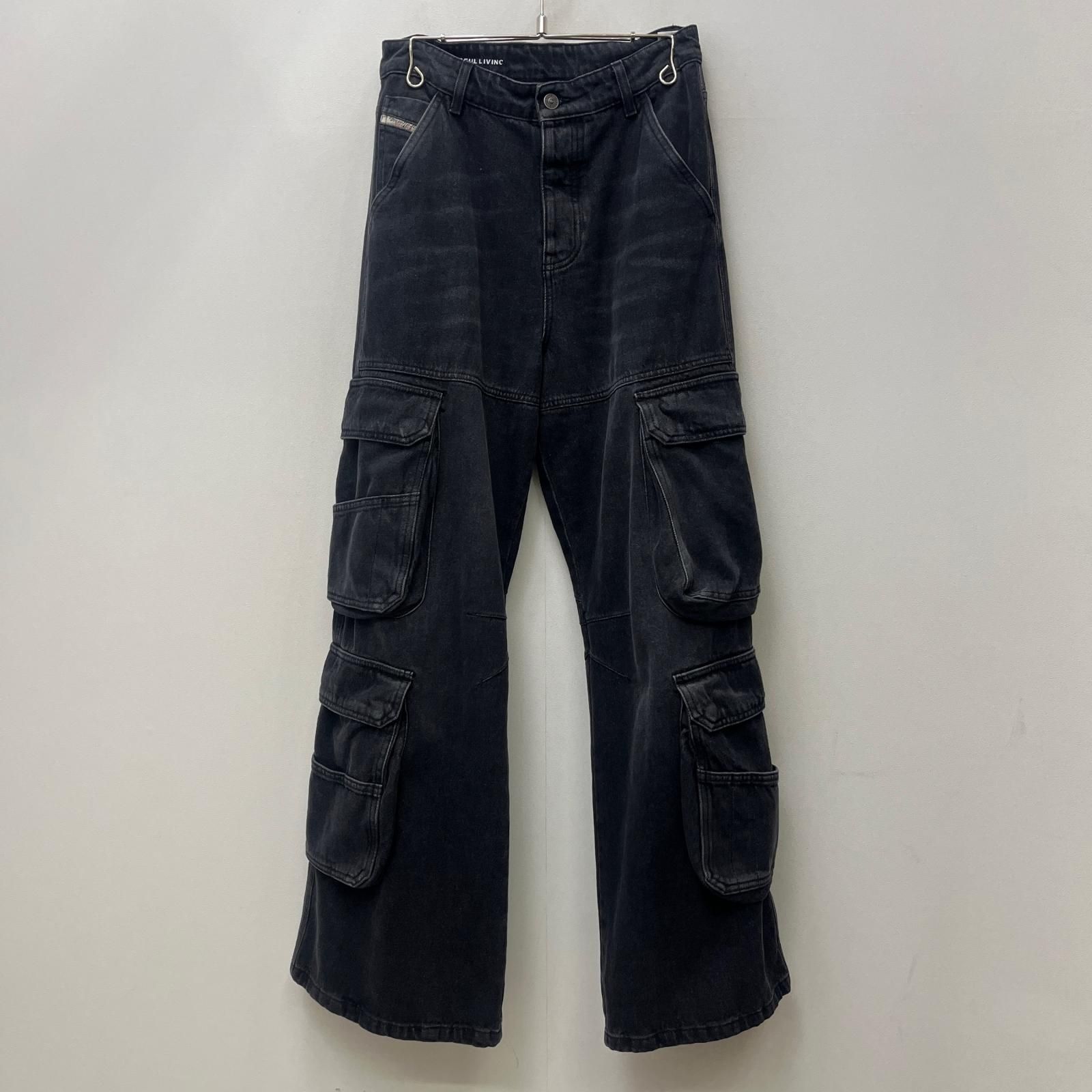 【加古川店】 中古 DIESEL | ディーゼル カーゴパンツ D-Sire-Cargo-S A11871 ブラック 【107】