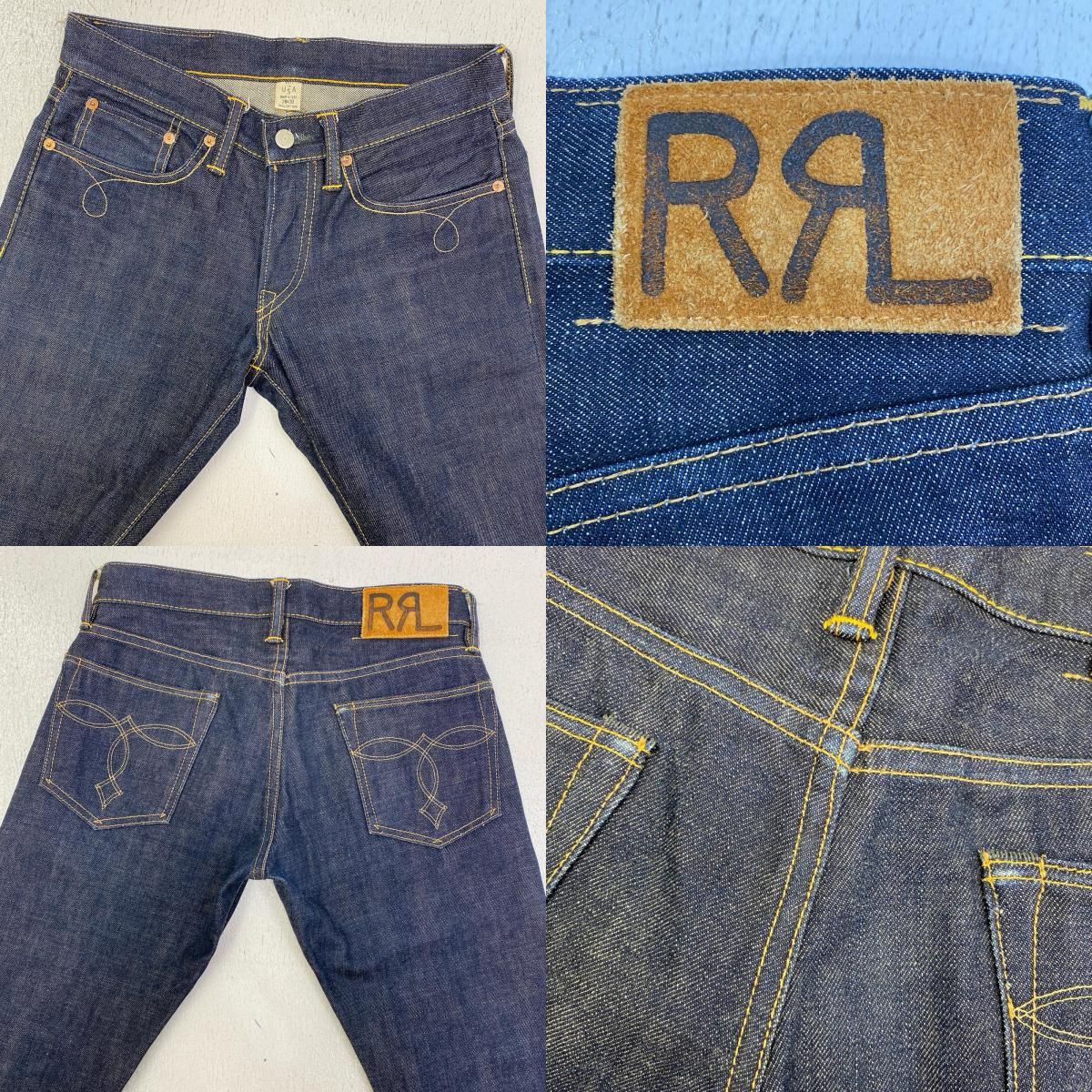 【加古川店】 中古 RRL(RALPH LAUREN) | ダブルアールエルラルフローレン デニムパンツ SLIM BOOT インディゴ サイズ：28 【107】 加古川店】 中古 RRL(RALPH LAUREN) | ダブルアールエルラルフローレン