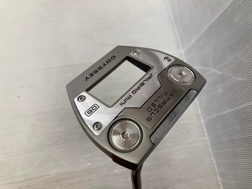 オデッセイ　DAMASCUS MILLED JAILBIRD MINI DB　パター　中古　ゴルフドゥ！大宮丸ヶ崎店【最短即日発送】